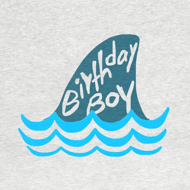 Birthday boy shark by LND4design